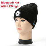 Gorro com Luz LED e Fones de Ouvido