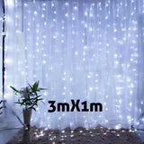 Cortina de LEDS de Natal 3m