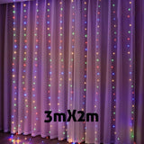 Cortina de LEDS de Natal 3m