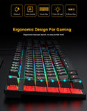 RGB gamer keyboard with mouse