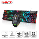 Teclado Gamer RGB com Rato